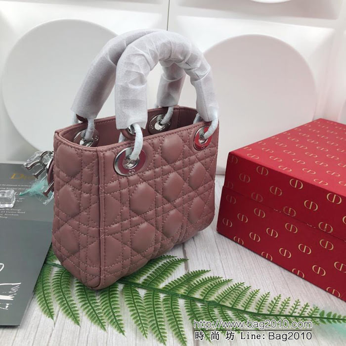 DIOR迪奧 原單系列 Dior Mini戴妃新升級 全新鏈條款 鏈條手提斜挎包  zdo1254